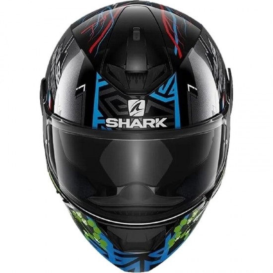 CAPACETE SHARK D-SKWAL 2 NOXXYS KBG PRETO/AZUL